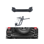 Spare Tire Mount Black Steel Rear Bumper