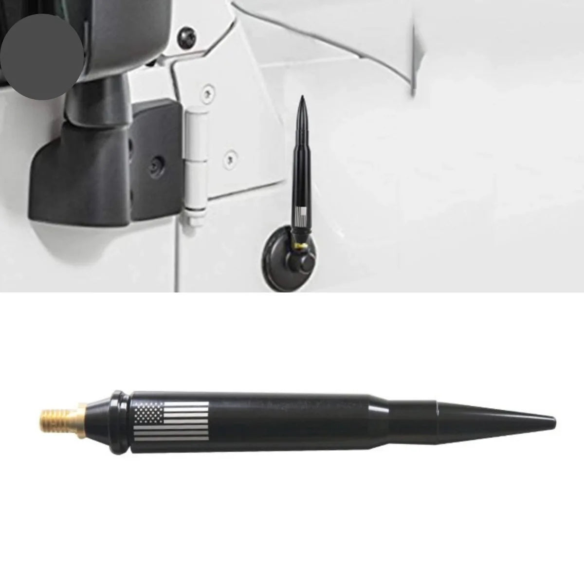 Bullet Head Antenna for Jeep