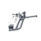 Spare Tire Mount Black Steel Rear Bumper