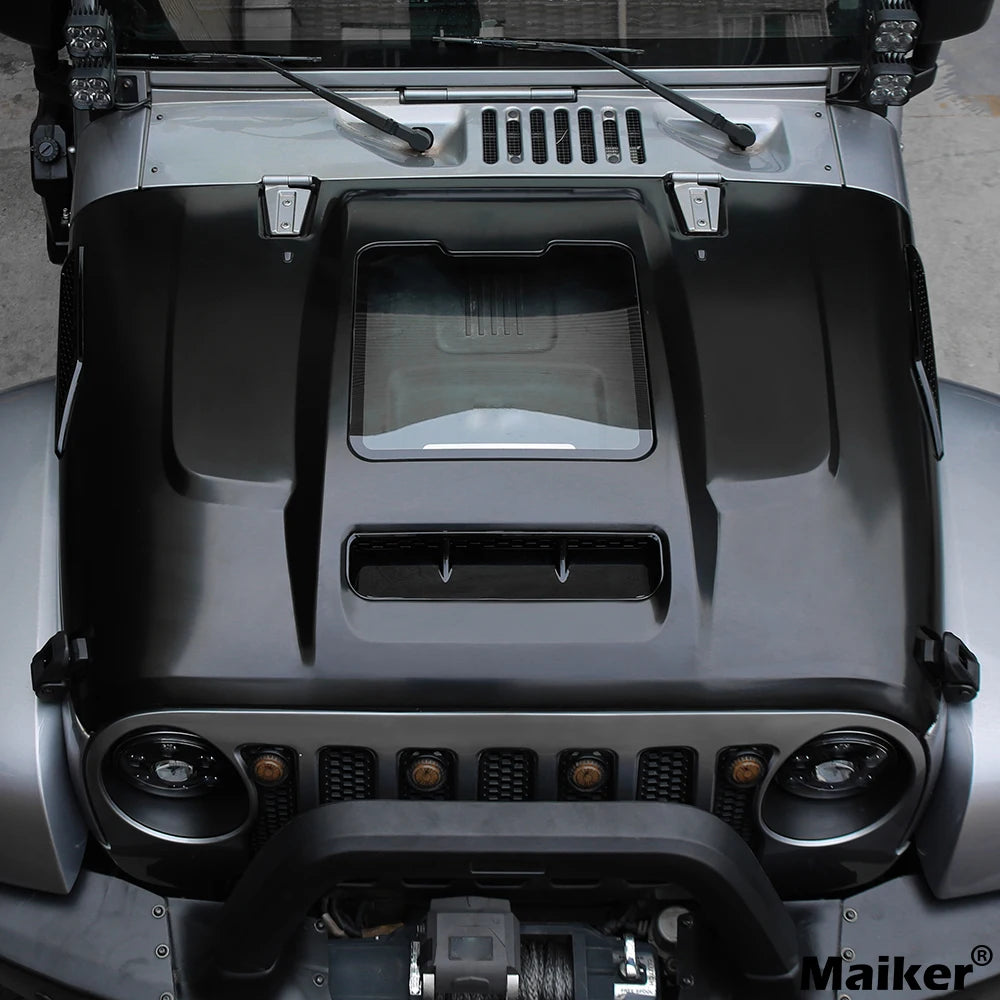 Hood Cover for Jeep Wrangler JK
