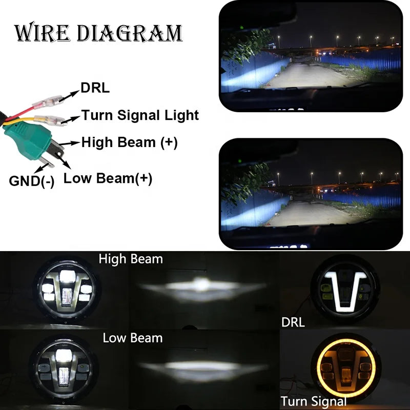 LED headlights