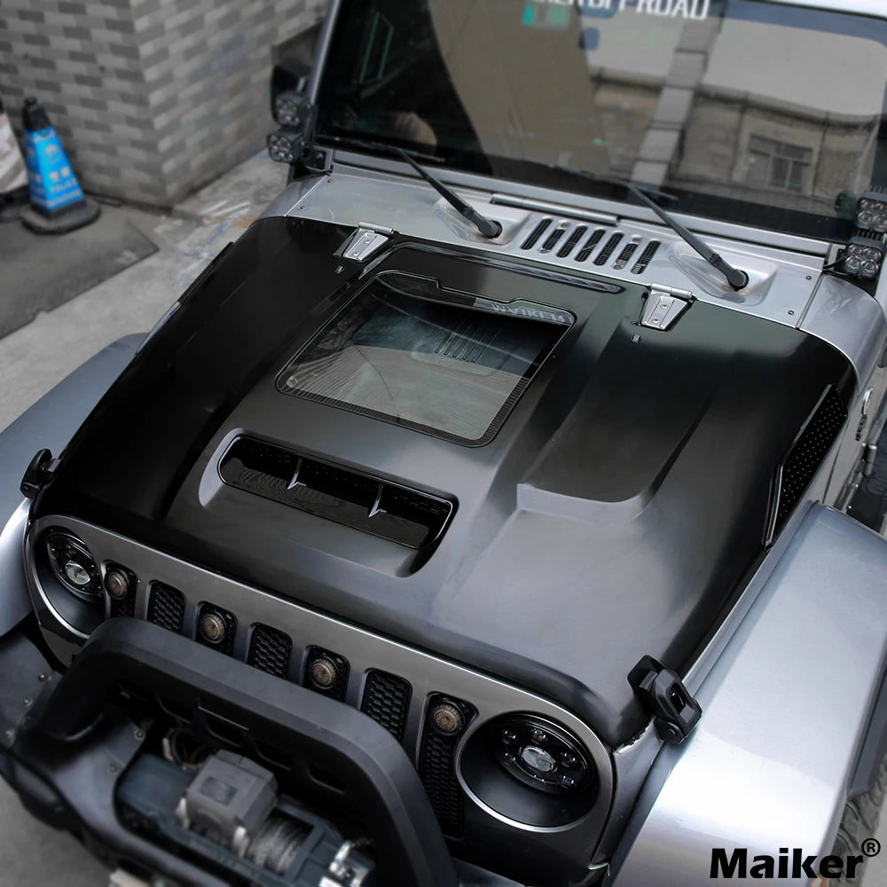 Hood Cover for Jeep Wrangler JK