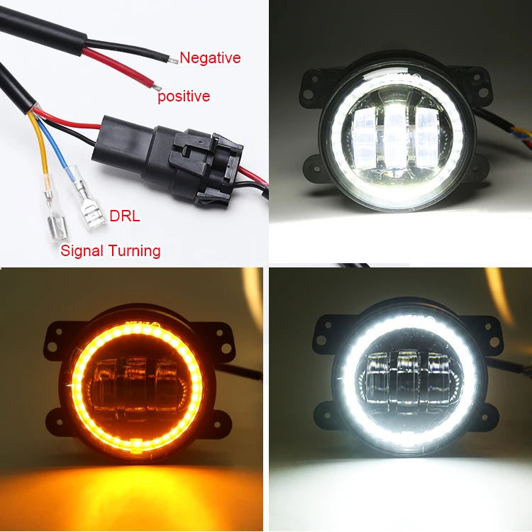 LED headlights 4"