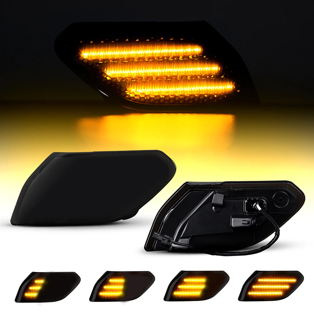 LED Dynamic Side Marker Light Turn Signal Blinker Indicator