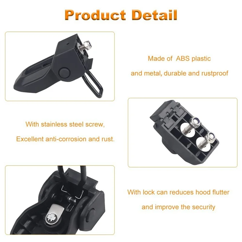 Hood Latches with Key