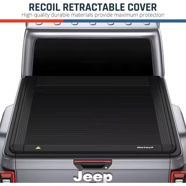 Gladiator Aluminum Manual Retractable Roller Lid