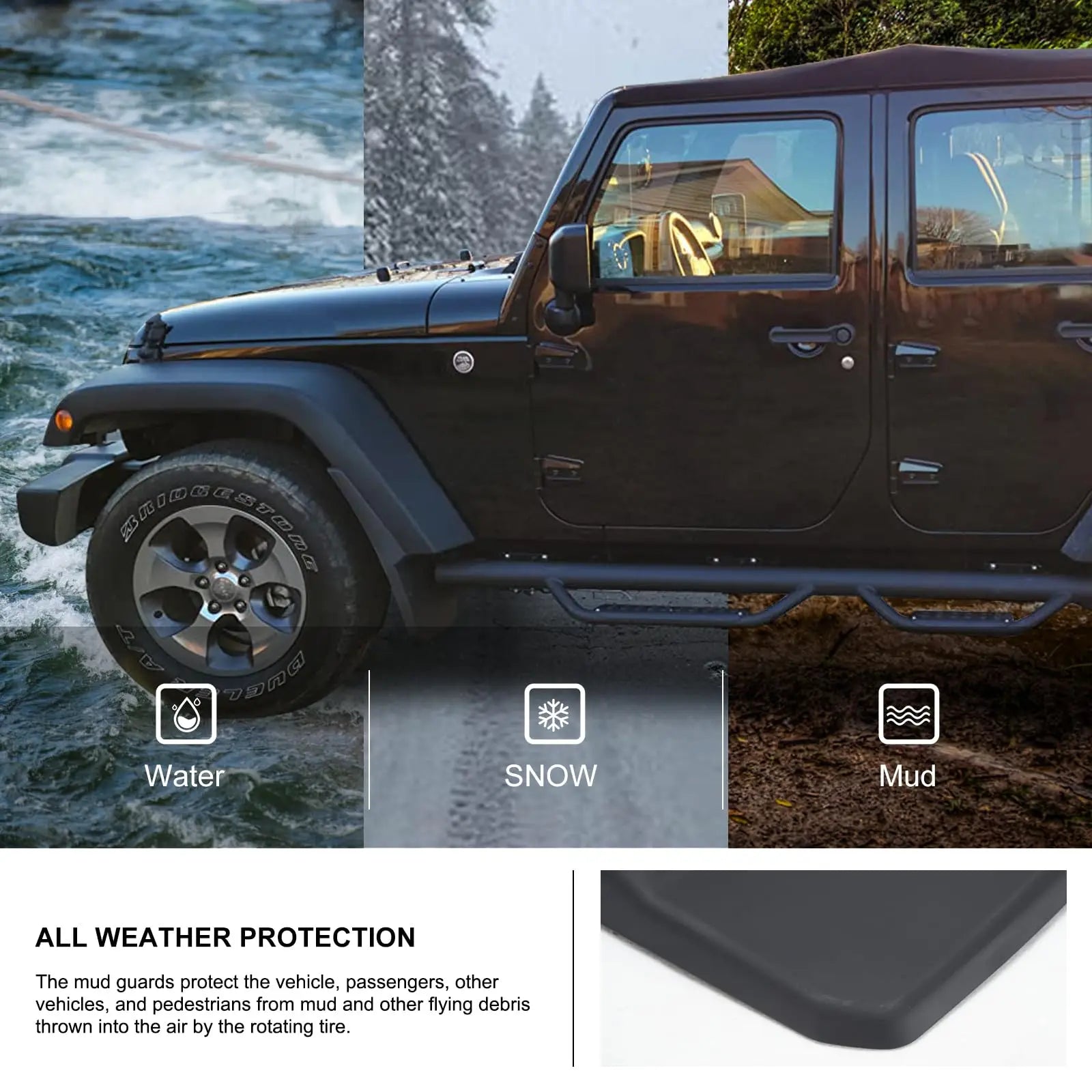 Heavy Duty Front & Rear Mud Guards