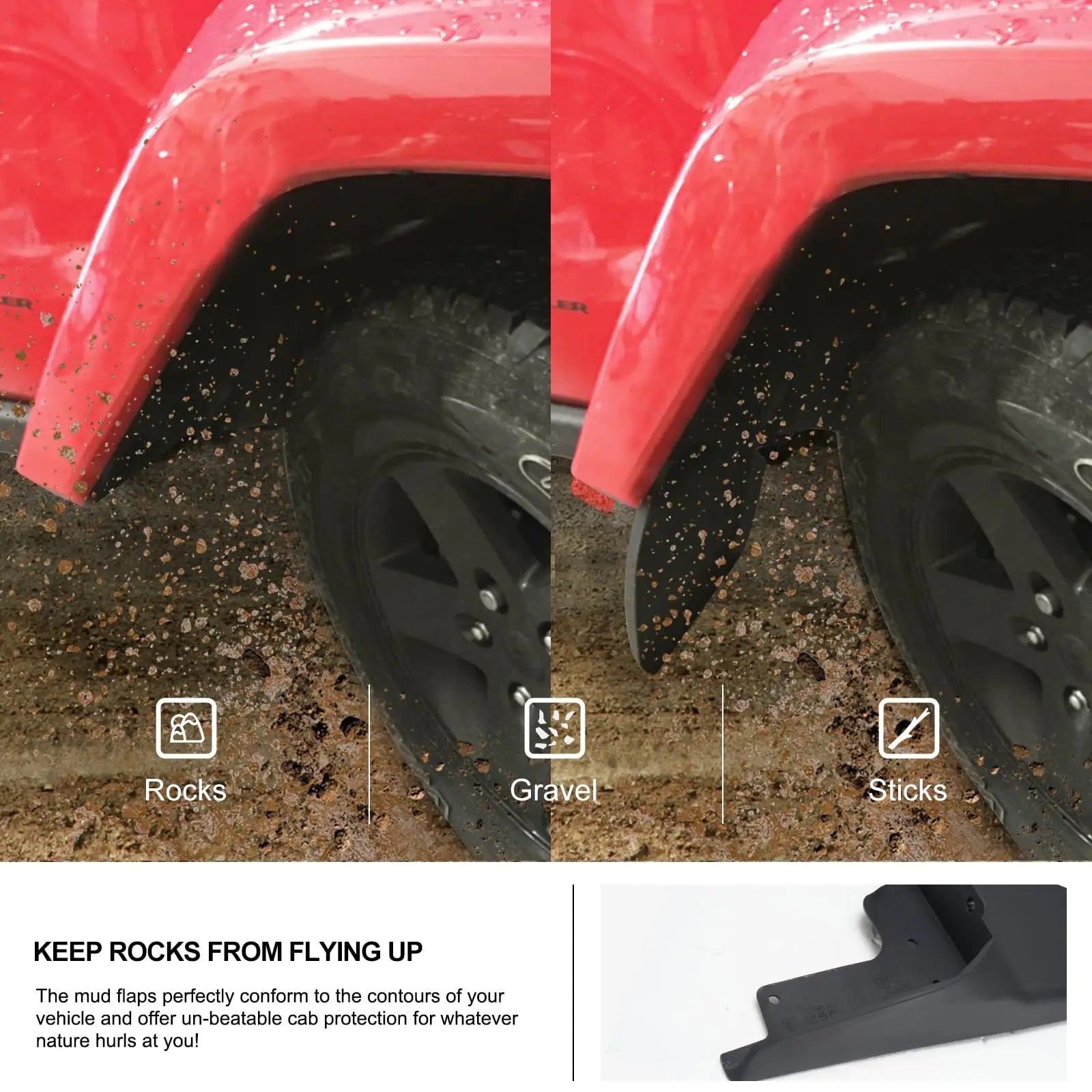 Heavy Duty Front & Rear Mud Guards