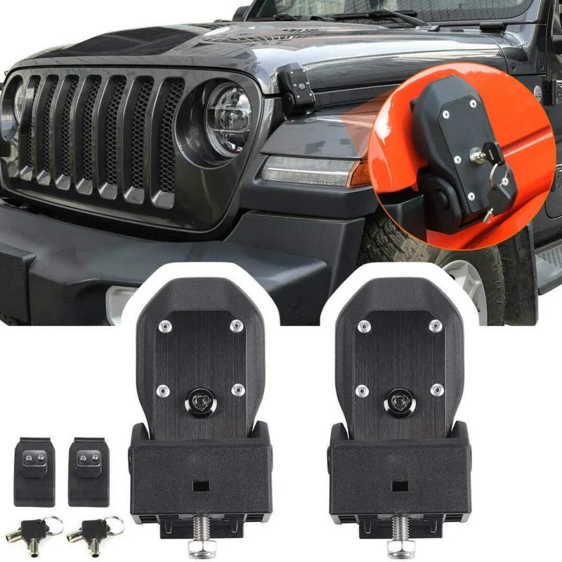 Hood Latches with Key