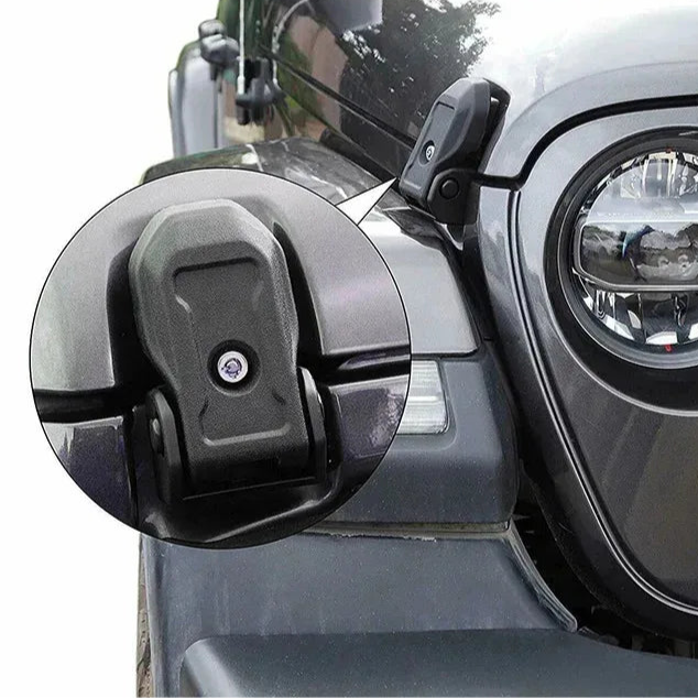 Hood Latches with Key