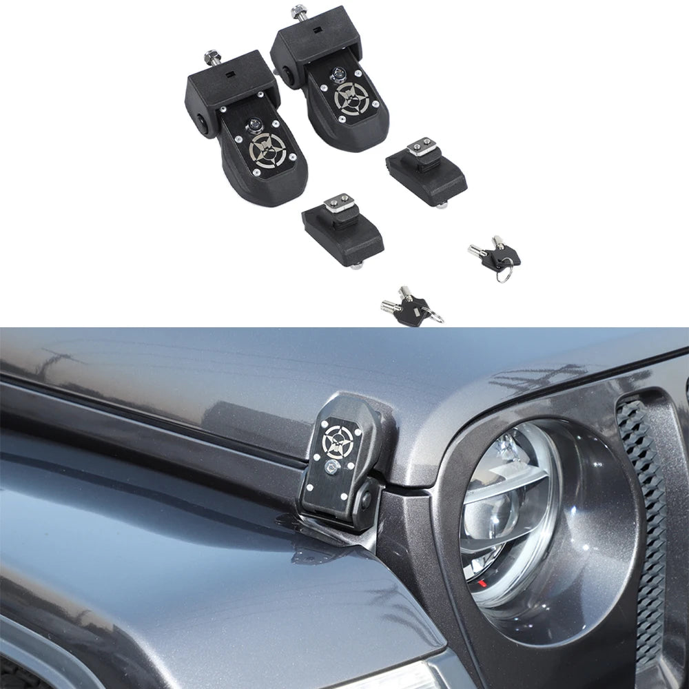 Hood Latches with Key